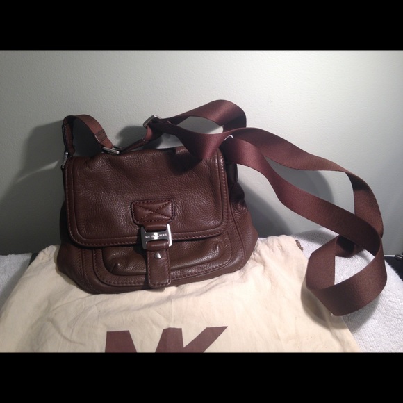 Michael Kors Brown Pebbled Leather Hobo Satchel - Picture 3 of 8